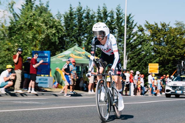 113th Tour de France 2026 - Stage 16 Adam YATES (UAE Team Emirates XRG) during the 16th stage of the 113th Tour de France, a time trial between Evian and Thonon. Thonon-les-Bains France  Copyright: xGautierxDemouveauxx originalFilename:demouveaux-notitle260721_np1Oq.jpg