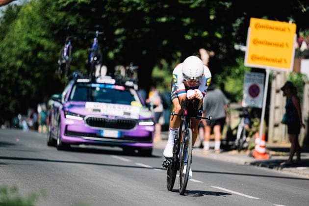 113th Tour de France 2026 - Stage 16 Mathias Vacek of Lidl-Trek rides during the 16th stage of the 113th Tour de France, a time trial between Evian and Thonon. Thonon-les-Bains France  Copyright: xGautierxDemouveauxx originalFilename:demouveaux-notitle260721_npwjf.jpg