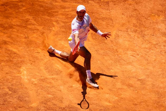 Nuno Borges Vs Orlando Luz - Millennium Estoril Open 2026 Nuno Borges of Portugal competes against Orlando Luz of Brazil during the Millennium Estoril Open ATP, Tennis Herren 250 tennis tournament at Estoril Tennis Club in Estoril, Portugal, on July 21, 2026. Estoril Portugal  Copyright: xNunoxCruzx originalFilename:cruz-nunoborg260721_npJUI.jpg