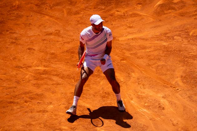 Nuno Borges Vs Orlando Luz - Millennium Estoril Open 2026 Nuno Borges of Portugal competes against Orlando Luz of Brazil during the Millennium Estoril Open ATP, Tennis Herren 250 tennis tournament at Estoril Tennis Club in Estoril, Portugal, on July 21, 2026. Estoril Portugal  Copyright: xNunoxCruzx originalFilename:cruz-nunoborg260721_npvPa.jpg