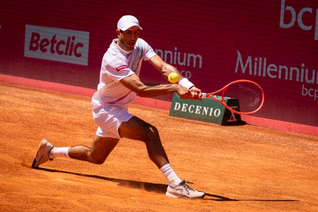 Nuno Borges Vs Orlando Luz - Millennium Estoril Open 2026 Nuno Borges of Portugal competes against Orlando Luz of Brazil during the Millennium Estoril Open ATP, Tennis Herren 250 tennis tournament at Estoril Tennis Club in Estoril, Portugal, on July 21, 2026. Estoril Portugal  Copyright: xNunoxCruzx originalFilename:cruz-nunoborg260721_npJ7u.jpg