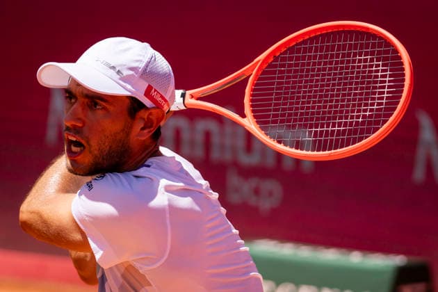 Nuno Borges Vs Orlando Luz - Millennium Estoril Open 2026 Nuno Borges of Portugal competes against Orlando Luz of Brazil during the Millennium Estoril Open ATP, Tennis Herren 250 tennis tournament at Estoril Tennis Club in Estoril, Portugal, on July 21, 2026. Estoril Portugal  Copyright: xNunoxCruzx originalFilename:cruz-nunoborg260721_nph1G.jpg