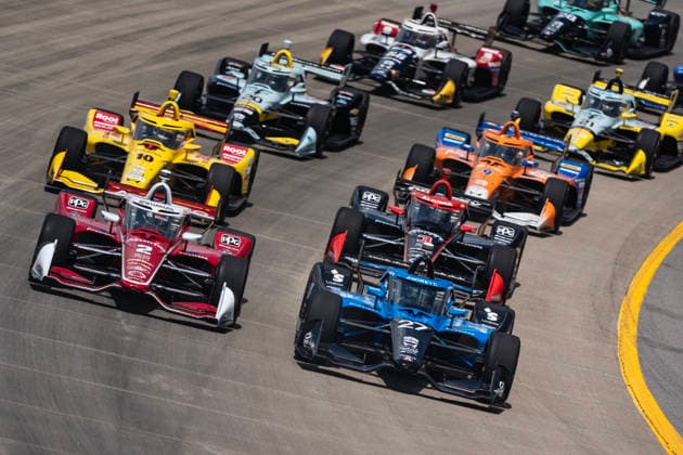 July 20, 2026, Lebanon, Tennessee, USA: IndyCar, Indy Car, IRL, USA SERIES driver, KYLE KIRKWOOD (27) (USA) of Jupiter, FL, races through the turns during the Music City Grand Prix at the Nashville Superspeedway in LEBANON Tennessee. Lebanon USA - ZUMAa161 20260720_aaa_a161_018 Copyright: xWalterxG.xArcexSr.x