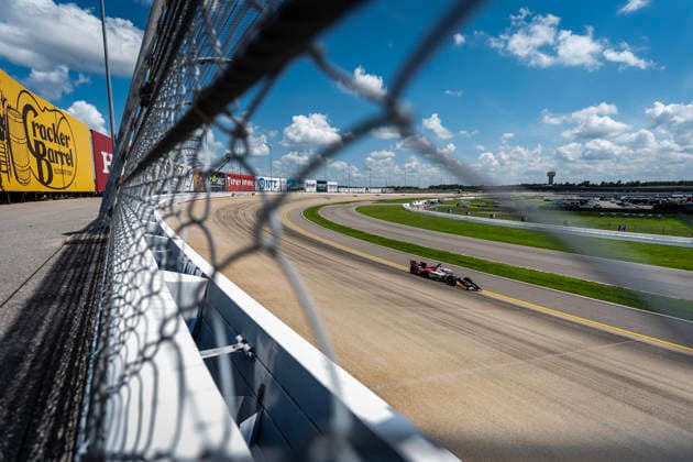 July 20, 2026, Lebanon, Tennessee, USA: IndyCar, Indy Car, IRL, USA SERIES driver, MARCUS ARMSTRONG (66) (NZL) of Christchurch, New Zealand, races through the turns during the Music City Grand Prix at the Nashville Superspeedway in LEBANON Tennessee. Lebanon USA - ZUMAa161 20260720_aaa_a161_024 Copyright: xWalterxG.xArcexSr.x