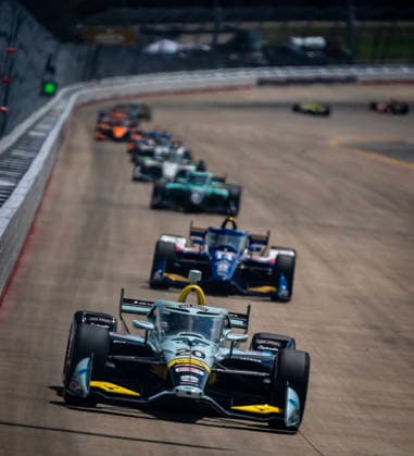 July 20, 2026, Lebanon, Tennessee, USA: IndyCar, Indy Car, IRL, USA SERIES driver, ALEXANDER ROSSI (20) (USA) of Nevada City, CA, races through the turns during the Music City Grand Prix at the Nashville Superspeedway in LEBANON Tennessee. Lebanon USA - ZUMAa161 20260720_aaa_a161_034 Copyright: xWalterxG.xArcexSr.x