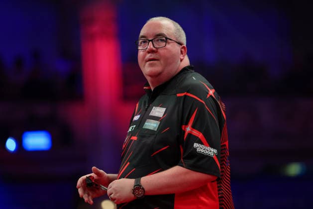 RECORD DATE NOT STATED 21st July 2026, Winter Gardens, Blackpool, Lancashire, England; 2026 Betfred World Matchplay Darts, Day Four; Stephen Bunting AidanxHunter