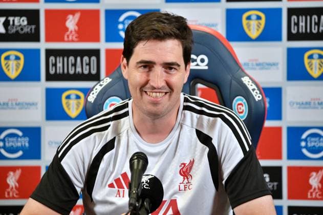 Football, England, Liverpool FC, Andoni Iraola’s press conference in Chicago