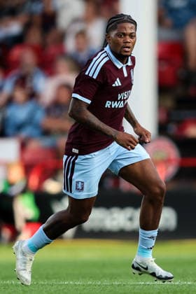Walsall, England, 21st July 2026. Leon Bailey of Aston Villa during the Walsall vs Aston Villa Pre Season Friendly match at Pallet-Track Bescot Stadium, Walsall. Picture credit should read: Gareth Evans Sportimage EDITORIAL USE ONLY. No use with unauthorised audio, video, data, fixture lists, club league logos or live services. Online in-match use limited to 120 images, no video emulation. No use in betting, games or single club league player publications. SPI_048_GE_WAL_AV SPI-4879-0048