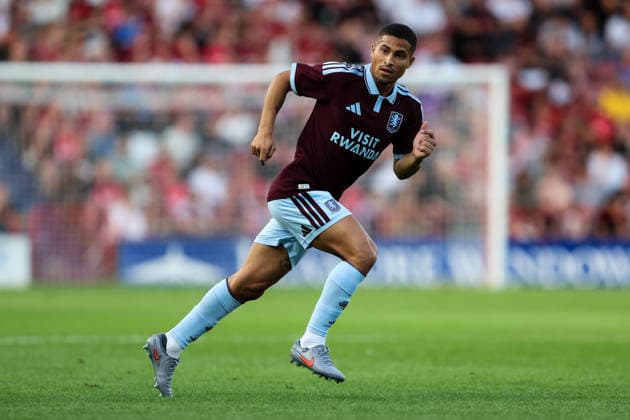Walsall, England, 21st July 2026. Joao Gomes of Aston Villa during the Walsall vs Aston Villa Pre Season Friendly match at Pallet-Track Bescot Stadium, Walsall. Picture credit should read: Gareth Evans Sportimage EDITORIAL USE ONLY. No use with unauthorised audio, video, data, fixture lists, club league logos or live services. Online in-match use limited to 120 images, no video emulation. No use in betting, games or single club league player publications. SPI_142_GE_WAL_AV SPI-4879-0142