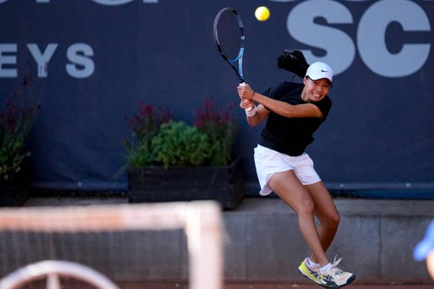 MSC Hamburg Ladies Open - Day 2 Yu-Yun Li of Chinese Taipei and her playing partner Rutuja Bhosale of India compete in their round of 16 doubles match against Magali Kempen of Belgium and Alexandra Panova at the 2026 MSC Hamburg Ladies Open Women s tennis tournament at Am Rothenbaum in Hamburg, Germany. Hamburg Hamburg Germany  Copyright: xOwenxHammondx originalFilename:hammond-2026msch260721_npAjZ.jpg