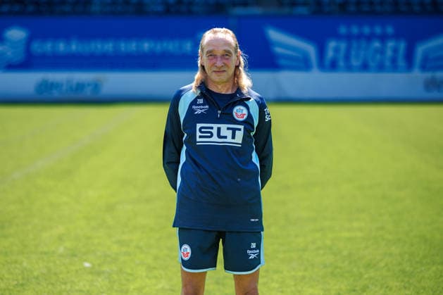 Zeugwart Andreas Thiem ; FC Hansa Rostock ; 3.Liga, Porträttermin 2026 2027 Rostock Ostseestadion Mecklenburg - Vorpommern Deutschland *** Equipment Manager Andreas Thiem, FC Hansa Rostock (3. Liga), Profile Session 2026–2027, Rostock Ostseestadion, Mecklenburg-Western Pomerania, Germany