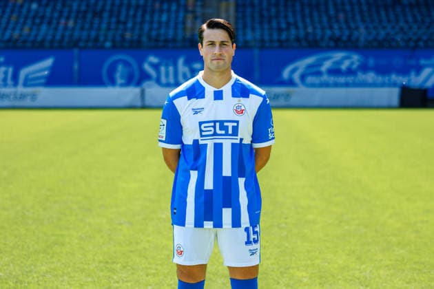Ahmet Gürleyen ; FC Hansa Rostock ; 3.Liga, Porträttermin 2026 2027 Rostock Ostseestadion Mecklenburg - Vorpommern Deutschland *** Ahmet Gürleyen, FC Hansa Rostock, 3. Liga, Profile Session 2026–2027, Rostock Ostseestadion, Mecklenburg-Western Pomerania, Germany