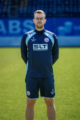 Physiotherapeut Sebastian Schlettwein ; FC Hansa Rostock ; 3.Liga, Porträttermin 2026 2027 Rostock Ostseestadion Mecklenburg - Vorpommern Deutschland *** Physical Therapist Sebastian Schlettwein, FC Hansa Rostock (3rd Division), Profile Session 2026–2027, Rostock Ostseestadion, Mecklenburg-Western Pomerania, Germany
