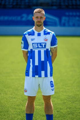 Jonas Dirkner ; FC Hansa Rostock ; 3.Liga, Porträttermin 2026 2027 Rostock Ostseestadion Mecklenburg - Vorpommern Deutschland *** Jonas Dirkner, FC Hansa Rostock, 3. Liga, Profile Session 2026–2027, Rostock Ostseestadion, Mecklenburg-Western Pomerania, Germany