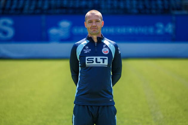 Co Trainer Adam Susac ; FC Hansa Rostock ; 3.Liga, Porträttermin 2026 2027 Rostock Ostseestadion Mecklenburg - Vorpommern Deutschland *** Assistant Coach Adam Susac, FC Hansa Rostock (3. Liga), Profile Session 2026–2027, Rostock Ostseestadion, Mecklenburg-Western Pomerania, Germany