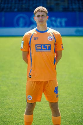 Torwart Erik Maurer ; FC Hansa Rostock ; 3.Liga, Porträttermin 2026 2027 Rostock Ostseestadion Mecklenburg - Vorpommern Deutschland *** Goalkeeper Erik Maurer, FC Hansa Rostock (3. Liga), Profile Session 2026–2027, Rostock Ostseestadion, Mecklenburg-Western Pomerania, Germany
