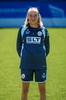 Zeugwart Andreas Thiem ; FC Hansa Rostock ; 3.Liga, Porträttermin 2026 2027 Rostock Ostseestadion Mecklenburg - Vorpommern Deutschland *** Equipment Manager Andreas Thiem, FC Hansa Rostock (3rd Division), Profile Session 2026–2027, Rostock Ostseestadion, Mecklenburg-Western Pomerania, Germany