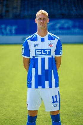 Emil Frost Holten ; FC Hansa Rostock ; 3.Liga, Porträttermin 2026 2027 Rostock Ostseestadion Mecklenburg - Vorpommern Deutschland *** Emil Frost Holten FC Hansa Rostock 3. Liga, Profile Session 2026–2027 Rostock Ostseestadion Mecklenburg-Western Pomerania Germany