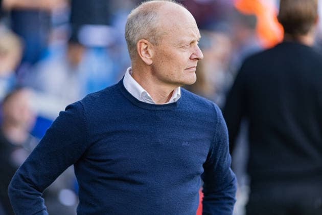 Aarhus GF v Lech Poznan, UEFA Champions League qualification, Randers, Denmark Randers, Denmark. 21st, July 2026. Head coach Niels Frederiksen of Lech Poznan seen during the UEFA Champions League qualification match between Aarhus GF F and Lech Poznan at Randers Stadion in Randers. Denmark, Randers  Copyright: xGonzalesxPhoto RasmusxJensenx