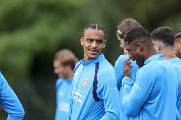 MARIENFELD , 22-07-2026 , trainingsfield Hotel-Residence Klosterpforte , season 2026 2027 , Dutch pre-season football , training PSV , picture shows PSV Player Kiliann Sildilia PSV training camp 22-07-2026  x205149079x Copyright: