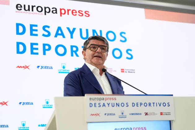 July 22, 2026, Madrid, Madrid, Spain: Luis Garcia Abad, General Manager of the Spanish F1 Grand Prix Madring, during the Desayunos Deportivos Europa Press - Madring holded at Camilo Jose Cela University on July 22, 2026 in Madrid, Spain. Madrid Spain - ZUMAa181 20260722_zaa_a181_013 Copyright: xOscarxJ.xBarrosox