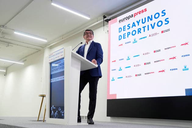 July 22, 2026, Madrid, Madrid, Spain: Luis Garcia Abad, General Manager of the Spanish F1 Grand Prix Madring, during the Desayunos Deportivos Europa Press - Madring holded at Camilo Jose Cela University on July 22, 2026 in Madrid, Spain. Madrid Spain - ZUMAa181 20260722_zaa_a181_021 Copyright: xOscarxJ.xBarrosox