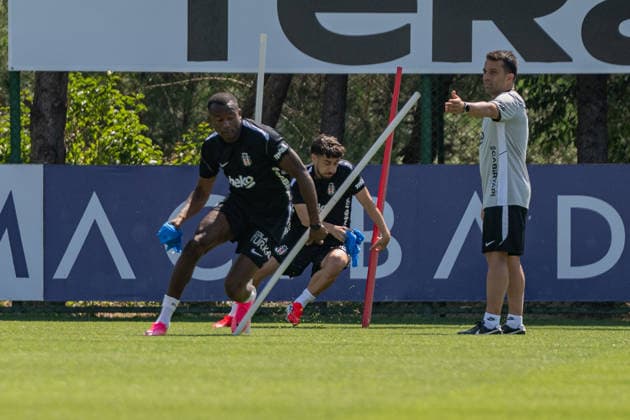Besiktas prepares for Midtjylland clash ISTANBUL, TURKIYE - JULY 22: Tiago Djalo of Besiktas attends a training session under the lead of head coach Vincenzo Italiano ahead of the Midtjylland clash as part of UEFA Europa League second qualifying round, at BJK Nevzat Demir Facilities in Istanbul, Turkiye on July 22, 2026. Celal Gunes Anadolu Istanbul Turkey. Editorial use only. Please get in touch for any other usage.  Copyright: x2026xAnadoluxCelalxGunesx