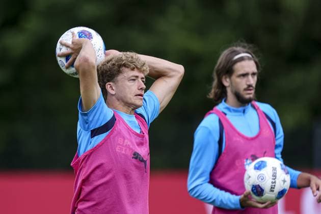 MARIENFELD , 22-07-2026 , trainingsfield Hotel-Residence Klosterpforte , season 2026 2027 , Dutch pre-season football , training PSV , picture shows PSV Player Sven Mijnans PSV training camp 22-07-2026  x205149651x Copyright: