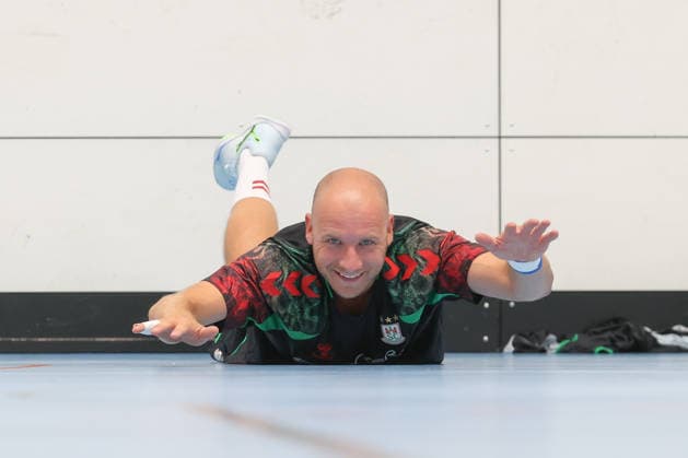 22.07.2026, xtgx, Handball, Opel HBL, SC Magdeburg Auftakttraining v.l. Daniel Pettersson (Magdeburg, 11) Magdeburg *** July 22, 2026, xtgx, Handball, Opel HBL, SC Magdeburg s first training session, photo by Daniel Pettersson, Magdeburg, 11 Magdeburg