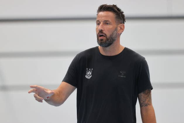 22.07.2026, xtgx, Handball, Opel HBL, SC Magdeburg Auftakttraining v.l. Bennet Wiegert (Magdeburg, Trainer) Magdeburg *** July 22, 2026, xtgx, Handball, Opel HBL, SC Magdeburg s first training session, photo by Bennet Wiegert, Magdeburg, Magdeburg coach