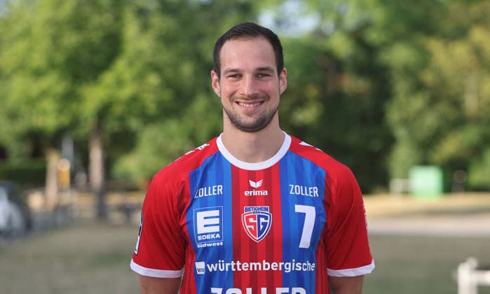 BAU Stuttgart , Dominik Claus; SG BBM Bietigheim ; 1.BL Herren, Porträttermin 2026 2027, *** BAU Stuttgart, Dominik Claus, SG BBM Bietigheim, Men s First Division, Photo Shoot 2026–2027,