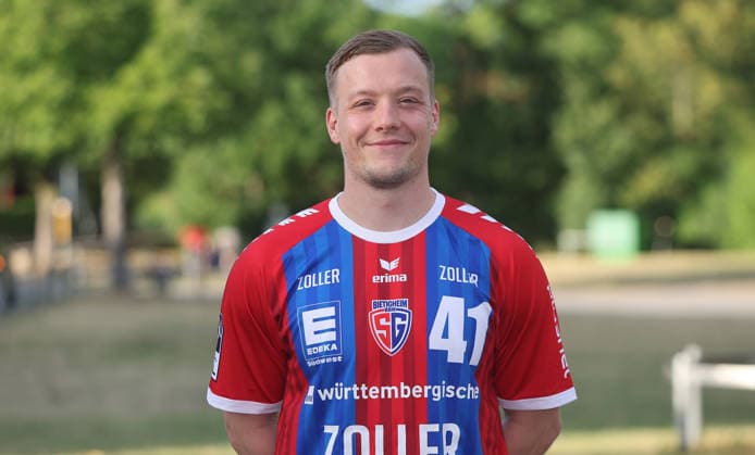 BAU Stuttgart , Till Hermann ; SG BBM Bietigheim ; 1.BL Herren, Porträttermin 2026 2027, *** BAU Stuttgart, Till Hermann, SG BBM Bietigheim, Men s First Division, Photo Shoot 2026–2027,
