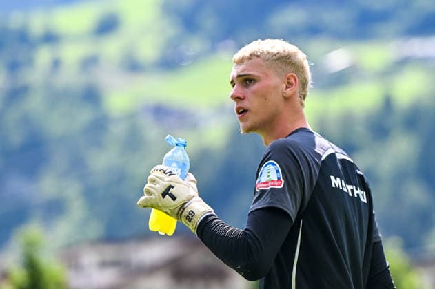 22.07.2026, AUT, Fußball, Herren, 1. Bundesliga, Trainingslager, Saison 2026 2027, Zell am Ziller, SV Werder Bremen Torwart Calvin Seidler (Werder Bremen, 50) Zell am Ziller Parkstadion Tirol Österreich *** July 22, 2026, Austria, Soccer, Men s, 1. Bundesliga, Training Camp, 2026–2027 Season, Zell am Ziller, SV Werder Bremen goalkeeper Calvin Seidler, Werder Bremen, 50 Zell am Ziller Parkstadion, Tyrol, Austria Copyright: xNordphotox xHafnerx