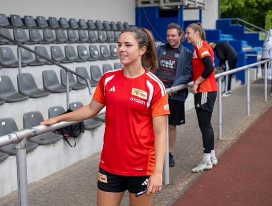 Fußball, Frauen, Saison 2026 2027, Google Pixel Frauen-Bundesliga, 1. FC Union Berlin, Trainingslager in Neuruppin, Leela Egli (1. Frauen 1. FC Union), 22.07. 2026, *** Soccer, Women, 2026–2027 Season, Google Pixel Women s Bundesliga, 1. FC Union Berlin, Training Camp in Neuruppin, Leela Egli, Women s Team 1, 1. FC Union, July 22, 2026, Copyright: xMatthiasxKochx