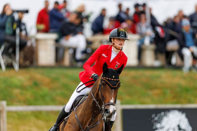 HAGEN a.T.W. - FEI Jumping European Championship, EM, Europameisterschaft Children, Juniors and Young Rider 2026, HAGEN a.T.W. - FEI Jumping European Championship Children, Juniors and Young Rider 2026 KUEHNER Jolie Marie (GER), Bastille CH-EU-J-S - JUNIORS 1ST COMPETITION Teams & Individuals Hagen a.T.W., Reitanlage Haunhorst 22. July 2026 - *** HAGEN a T W FEI Jumping European Championship for Children, Juniors, and Young Riders 2026, HAGEN a T W FEI Jumping European Championship for Children, Juniors, and Young Riders 2026 KUEHNER Jolie Marie GER, Bastille CH EU J S JUNIORS 1ST COMPETITION Teams Individuals Hagen a T W, Haunhorst Equestrian Center, July 22, 2026