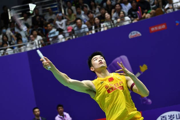 CHANGZHOU, CHINA - JULY 22: Li Shifeng of China competes in the Men s Singles Round of 32 match against Nhat Nguyen of Ireland on day 2 of the China Open 2026 at Changzhou Olympic Sports Center Gymnasium on July 22, 2026 in Changzhou, Jiangsu Province of China.  Copyright: xVCGx 111655766159