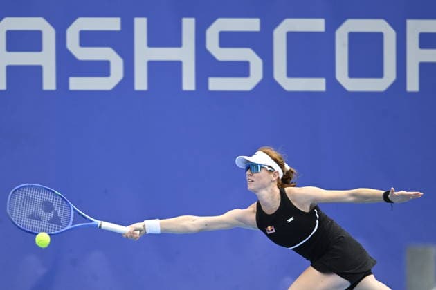 Maya Joint of Australia playes against Tereza Valentova of Czech Republic during their match within the women s WTA, Tennis Damen 250 Livesport Prague Open 2026 tennis tournament in Prague, Czech Republic, on July 22, 2026. (CTKxPhoto MichalxKrumphanzl) CTKPhotoP2026072205072  CTKPhotoP2026072205072