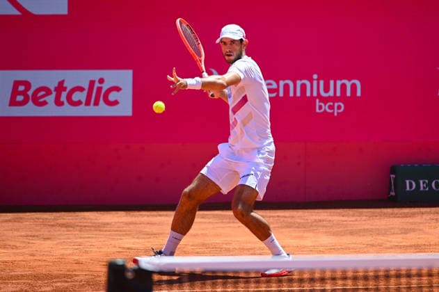 July 22, 2026, Lisbon, Lisbon, Portugal: NUNO BORGES in action during the Round of 16 at the Millennium Estoril Open ATP, Tennis Herren tennis tournament at Clube de Tenis do Estoril. Lisbon Portugal - ZUMAr238 20260722_zip_r238_024 Copyright: xRicardoxRochax