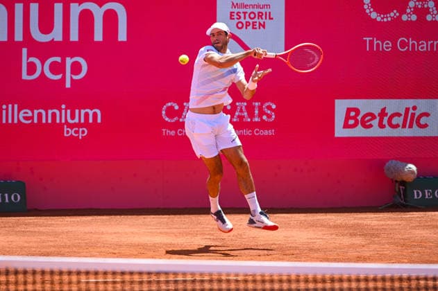 July 22, 2026, Lisbon, Lisbon, Portugal: NUNO BORGES in action during the Round of 16 at the Millennium Estoril Open ATP, Tennis Herren tennis tournament at Clube de Tenis do Estoril. Lisbon Portugal - ZUMAr238 20260722_zip_r238_027 Copyright: xRicardoxRochax
