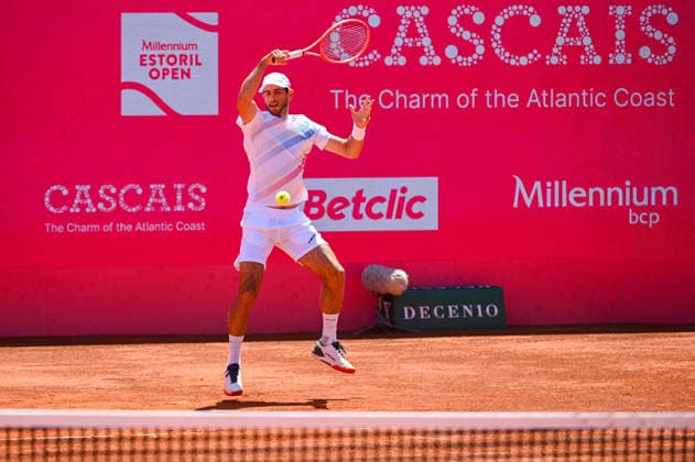 July 22, 2026, Lisbon, Lisbon, Portugal: NUNO BORGES in action during the Round of 16 at the Millennium Estoril Open ATP, Tennis Herren tennis tournament at Clube de Tenis do Estoril. Lisbon Portugal - ZUMAr238 20260722_zip_r238_030 Copyright: xRicardoxRochax