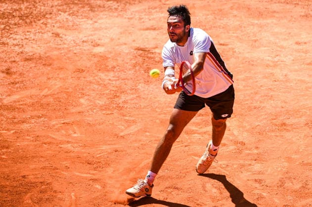 July 22, 2026, Lisbon, Lisbon, Portugal: ROMAN ANDRES BURRUCHAGA in action during the Round of 16 at the Millennium Estoril Open ATP, Tennis Herren tennis tournament at Clube de Tenis do Estoril. Lisbon Portugal - ZUMAr238 20260722_zip_r238_035 Copyright: xRicardoxRochax