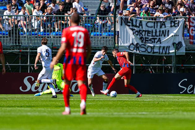 Tor zum 1:1 Marvin Pieringer (1. FC Heidenheim, 18) ITA, FC Bologna vs. 1. FC Heidenheim, Fussball, Testspiel, Saison 2026 2027, 22.07.2026 ITA, FC Bologna vs. 1. FC Heidenheim, Fussball, Testspiel, Saison 2026 2027, 22.07.2026 Mühlbach *** Goal to make it 1–1: Marvin Pieringer, 1 FC Heidenheim, 18 ITA, FC Bologna vs. 1 FC Heidenheim, Soccer, Friendly, 2026–2027 Season, July 22, 2026, Italy, FC Bologna vs. 1 FC Heidenheim, soccer, friendly match, 2026–2027 season, July 22, 2026, Mühlbach Copyright: xEibner-Pressefoto MarcelxvonxFehrnx EP_MFN