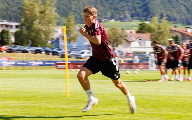 22.07.2026 - Fussball - 2. Fussball-Bundesliga - Saison 2026 2027 - 1. FC Nürnberg FCN Club - Trainingslager Sommer Sommertrainingslager Gais - Bruneck - Südtirol - Zink DaMa - xdaxmax - Kristian Mandic (36, 1. FC Nürnberg FCN ) mit Sprinteinheit *** July 22, 2026 Soccer 2 Soccer Bundesliga 2026–2027 Season 1 FC Nuremberg (FCN) Club Summer Training Camp Summer Training Camp in Gais, Brunico, South Tyrol Zink DaMa xdaxmax Kristian Mandic 36, 1 FC Nuremberg (FCN) with a sprint session