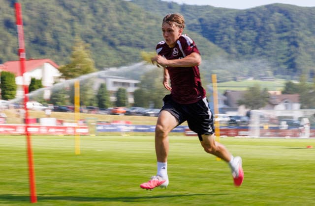 22.07.2026 - Fussball - 2. Fussball-Bundesliga - Saison 2026 2027 - 1. FC Nürnberg FCN Club - Trainingslager Sommer Sommertrainingslager Gais - Bruneck - Südtirol - Zink DaMa - xdaxmax - Marko Soldic (16, 1. FC Nürnberg FCN ) mit Sprinteinheit *** July 22, 2026 Soccer 2 Soccer Bundesliga 2026–2027 Season 1 FC Nuremberg (FCN) Club Summer Training Camp Summer Training Camp in Gais, Brunico, South Tyrol Zink DaMa xdaxmax Marko Soldic 16, 1 FC Nuremberg (FCN) with a sprint session