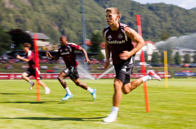 22.07.2026 - Fussball - 2. Fussball-Bundesliga - Saison 2026 2027 - 1. FC Nürnberg FCN Club - Trainingslager Sommer Sommertrainingslager Gais - Bruneck - Südtirol - Zink DaMa - xdaxmax - Finn Becker (22, 1. FC Nürnberg FCN ) mit Sprinteinheit *** July 22, 2026 Soccer 2 Soccer Bundesliga 2026–2027 Season 1 FC Nuremberg (FCN) Club Summer Training Camp Summer Training Camp in Gais, Brunico, South Tyrol Zink DaMa xdaxmax Finn Becker 22, 1 FC Nuremberg (FCN) with sprint session