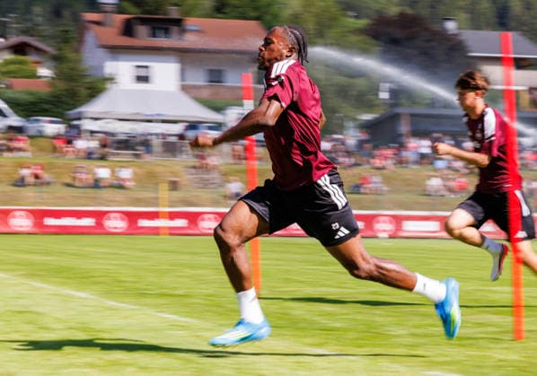 22.07.2026 - Fussball - 2. Fussball-Bundesliga - Saison 2026 2027 - 1. FC Nürnberg FCN Club - Trainingslager Sommer Sommertrainingslager Gais - Bruneck - Südtirol - Zink DaMa - xdaxmax - Mohamed Ali Zoma (23, 1. FC Nürnberg FCN ) mit Sprinteinheit *** July 22, 2026 Soccer 2 Bundesliga 2026–2027 Season 1 FC Nuremberg (FCN) Club Summer Training Camp Summer Training Camp in Gais, Brunico, South Tyrol Zink DaMa xdaxmax Mohamed Ali Zoma 23, 1 FC Nuremberg (FCN) with a sprint session