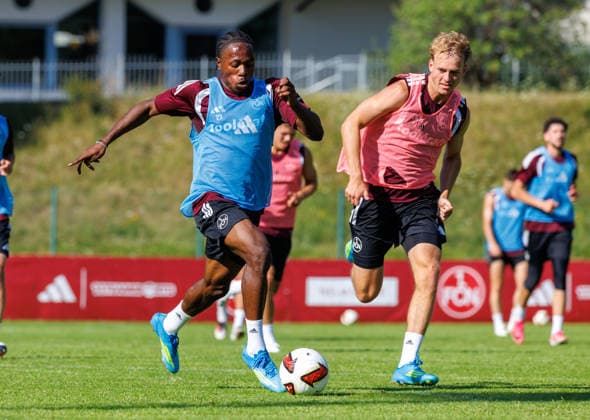 22.07.2026 - Fussball - 2. Fussball-Bundesliga - Saison 2026 2027 - 1. FC Nürnberg FCN Club - Trainingslager Sommer Sommertrainingslager Gais - Bruneck - Südtirol - Zink DaMa - xdaxmax - Mohamed Ali Zoma (23, 1. FC Nürnberg FCN ) Eric Porstner (41, 1. FC Nürnberg FCN ) *** July 22, 2026 Soccer 2 Soccer Bundesliga 2026–2027 Season 1 FC Nuremberg (FCN) Club Summer Training Camp Summer Training Camp in Gais, Brunico, South Tyrol Zink DaMa xdaxmax Mohamed Ali Zoma 23, 1 FC Nuremberg (FCN) Eric Porstner 41, 1 FC Nuremberg (FCN)