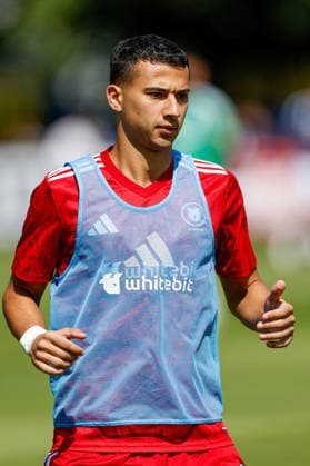 SOCCER - Schalke vs Kharkiv, test match KEMATEN,AUSTRIA,22.JUL.26 - SOCCER - 1. DFL, 1. Deutsche Bundesliga, Premjer-Liha, FC Schalke 04 vs FC Kharkiv, test match. Image shows Rafael Profini (Kharkiv).  GEPAxpictures xMarkoxVulic