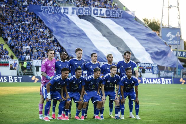 IPA86902550 - Levski team photo before the Champions League qualifying match between PFC Levski and SC Universitatea Craiova at Vivacom Arena Georgi Asparuhov in Sofia, Bulgaria, on July 22, 2026  Copyright: xIvanxSxIvanov IPAxSportx xx 86902550