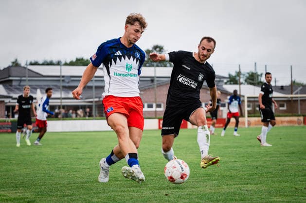 Football, friendly match, Lüneburger SK v Hamburger SV II